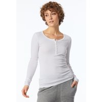 Shirt langarm weiß - Revival Berta 42 von Schiesser Revival