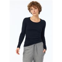 Shirt langarm schwarz - Revival Berta 40 von Schiesser Revival