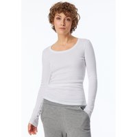 Shirt langarm weiß - Revival Berta 42 von Schiesser Revival