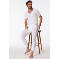 Shirts kurzarm 2er-Pack Organic Cotton tiefer V-Ausschnitt weiß – 95/5 4 von Schiesser