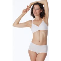 Shorts 2er-Pack Organic Cotton weiß - 95/5 40 von Schiesser