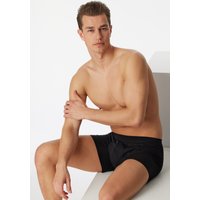 Shorts mit Eingriff 2er-Pack schwarz - Authentic 8 von Schiesser