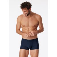 Shorts navy-schwarz gestreift - Long Life Soft 7 von Schiesser