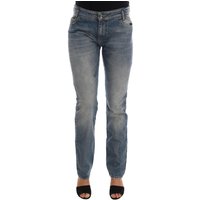 Costume National Damen Blue Baumwoll-Stretch-Denim-Jeans