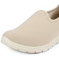 Slipper mit elastischem Einschlupf Beige Grösse 42 Damen