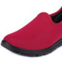 Slipper mit elastischem Einschlupf Rot Grösse 36 Damen