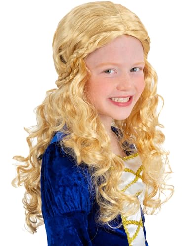 Smiffys Perücke Mittelalterliche Prinzessin, blond von Smiffys