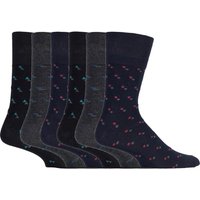 Sock Shop Gentle Grip - 6 Paar nicht elastische Bambus-Socken für Herren - SOMRM05