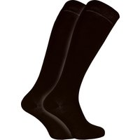 Sock Snob - 2er-Pack Damen atmungsaktiv gemusterte Kniestrümpfe aus Bambus