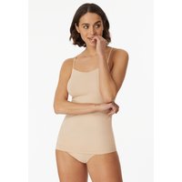 Spaghetti-Top 2er-Pack Organic Cotton sand - 95/5 44 von Schiesser