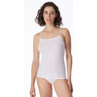 Spaghetti-Top 2er-Pack Organic Cotton weiß - 95/5 40 von Schiesser