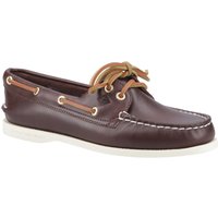 Sperry Authentische 2-Augen-Leder-Herren-Braune Bootsschuhe