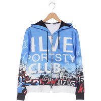Sportalm Damen Kapuzenpullover, blau, Gr. 36