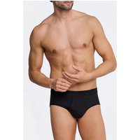 Sportslips mit Eingriff 2er-Pack schwarz -Authentic 7 von Schiesser