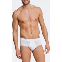 Sportslips mit Eingriff 2er-Pack weiß -Authentic 4 von Schiesser