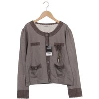 Street One Damen Strickjacke, braun, Gr. 42