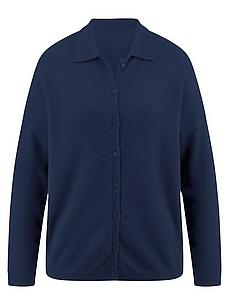 Strickjacke Peter Hahn blau