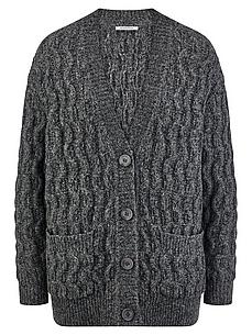 Strickjacke Peter Hahn grau