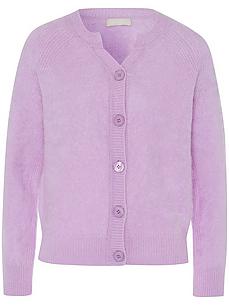 Strickjacke aus 100% Kaschmir Peter Hahn lila