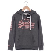 Superdry Damen Kapuzenpullover, grau, Gr. 40