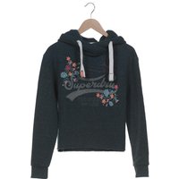 Superdry Damen Kapuzenpullover, türkis, Gr. 38