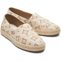 TOMS Alpargata Rope 2.0 Polyester Frauen natürliche Geo Espadrilles