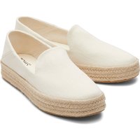TOMS Carolina 100% Baumwolle Damen Natur Espadrilles TOMS Carolina 100% Baumwolle Damen Natur Espadrilles