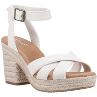 TOMS Majorca Strappy Damen Sandalen aus hellem Sandleder TOMS Majorca Strappy Damen Sandalen aus hellem Sandleder