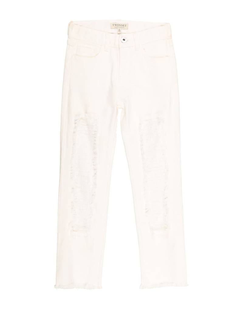 TWINSET Jeanshose Kinder Weiß TWINSET Jeanshose Kinder Weiß von TWINSET