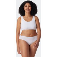 Tai-Slips 2er-Pack Organic Cotton weiß - 95/5 40 von Schiesser