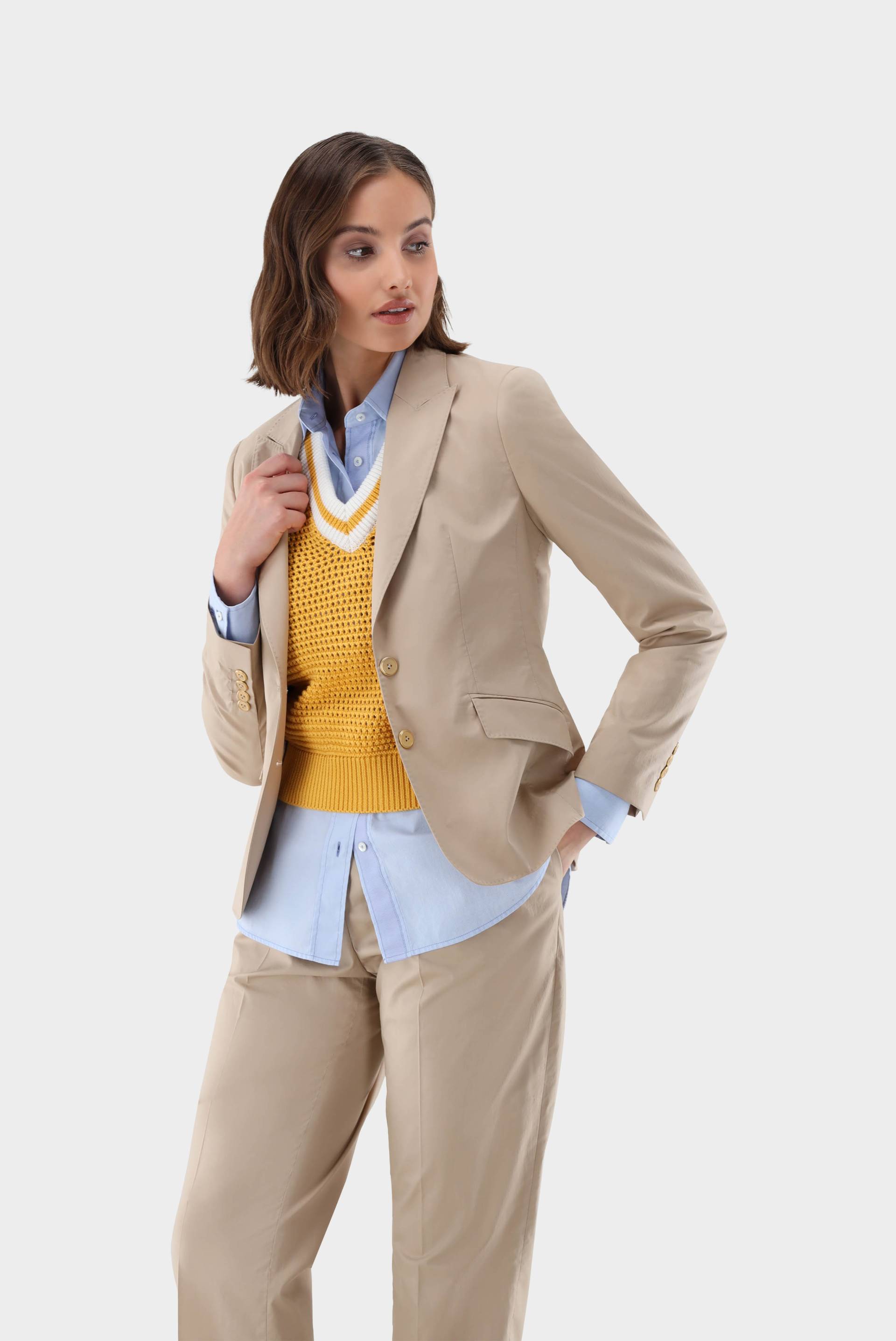 Taillierter Blazer mit Stretch von van Laack