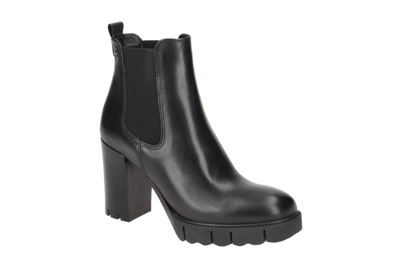 Tamaris Chelsea High-Heels Stiefelette schwarz 25457 von Tamaris