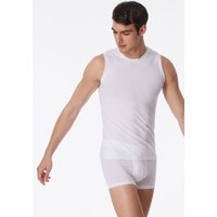 Tank Top modische Schnittform weiß - Long Life Soft 4 von Schiesser