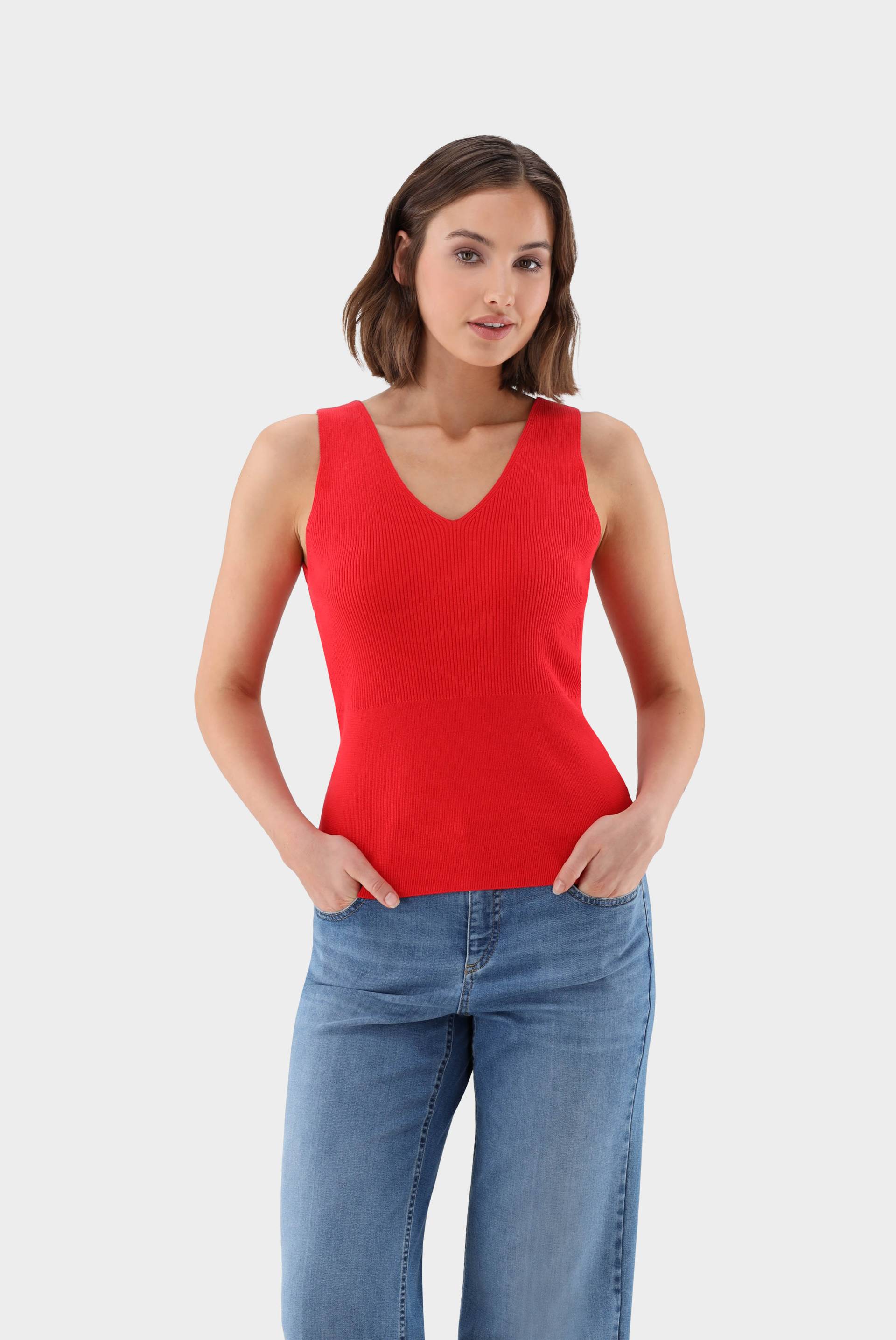 Tanktop aus Rippstrick von van Laack