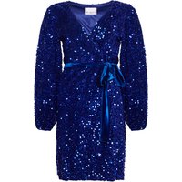 Teagan Wickelkleid in Marineblau/Blau