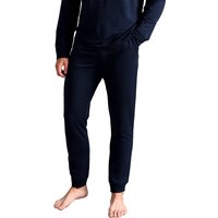 Ted Baker Herren Pyjama Hose | Atmungsaktiv Lässig Lange Pyjama Jogger mit Taschen - Navy