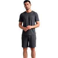 Ted Baker Pyjama Shorts | Herren Freizeit-Loungewear Pyjamahosen mit Taschen - Anthrazit