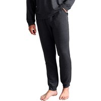 Ted Baker Pyjamahose für Herren | Atmungsaktive, lässige, lange Pyjama-Jogginghose mit Taschen - Holzkohle