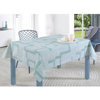 Tischdecke mit Fleckschutz-Ausrüstung, Aqua, Grösse 110 (Tischdecke, 110/140 cm)
