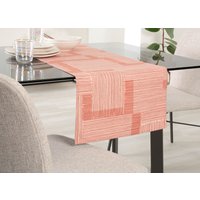Tischdecke mit Fleckschutz-Ausrüstung, Pfirsich, Grösse 105