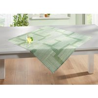 Tischdecke mit Fleckschutz-Ausrüstung, Pistazie, Grösse 108 (Tischdecke, 80/ 80 cm)