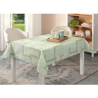 Tischdecke mit Fleckschutz-Ausrüstung, Pistazie, Grösse 110 (Tischdecke, 110/140 cm)