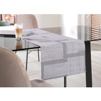 Tischdecke mit Fleckschutz-Ausrüstung, Silber, Grösse 105