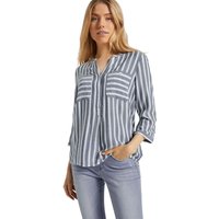 Tom Tailor Damen Kurzarm Bluse STRIPED - Regular Fit von Tom Tailor