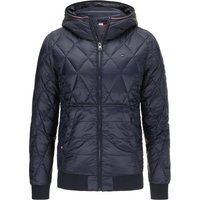 Tommy Hilfiger Blouson mit Rautensteppmuster und Kapuze von Tommy Hilfiger