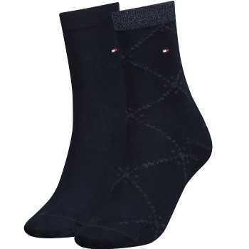 Tommy Hlfiger Women Graphic Argyle Sock 2-er-Pack