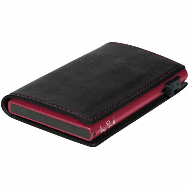 Tony Perotti Furbo Basic Kreditkartenetui 10 cm - Fuchsia-Schwarz von Tony Perotti