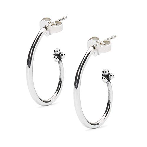 Trollbeads Silber Earring Ohrringe mit Knospen Ende, TAGEA-00100, one size von Trollbeads