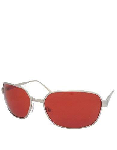 The Movie Shop Ltd Tyler Style Sonnenbrille, Silber / Rote Linse, Polarisiert, UV400 Schutz, Vollrahmen, Unisex, Klassisch, Erwachsene, Filmfans von The Movie Shop Ltd