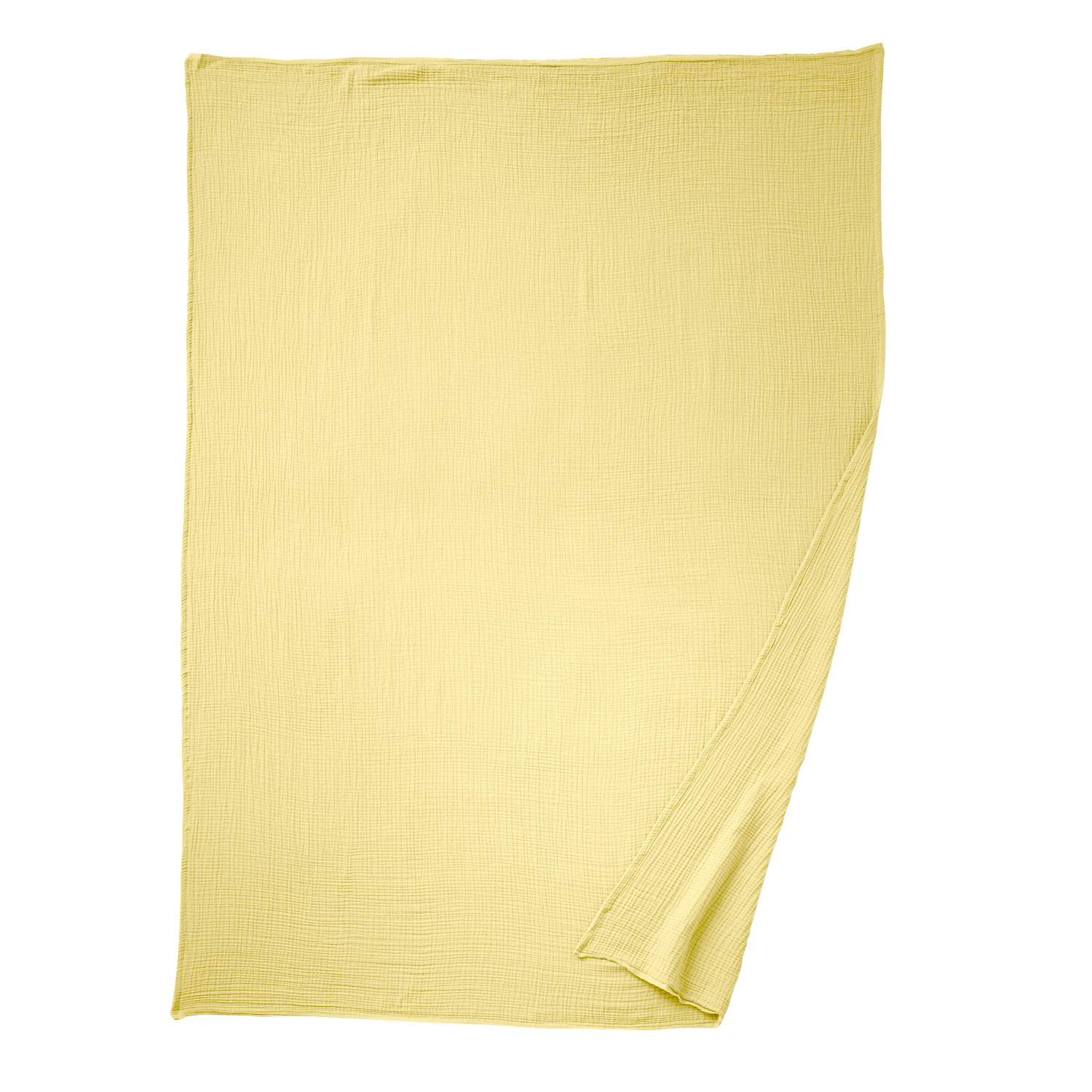 Überwurf aus reinem Bio-Baumwoll-Musselin, hafer 260 x 220 cm Überwurf aus reinem Bio-Baumwoll-Musselin, hafer 260 x 220 cm von Waschbär